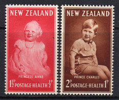 New Zealand GVI 1952 Health Stamps Set Of 2, Lightly Hinged Mint, SG 710/1 (A) - Nuovi