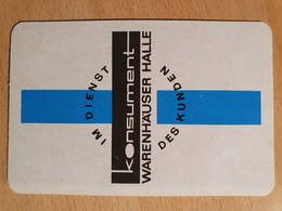 Pocket Calendar Taschenkalender DDR East Germany Konsument 1969 Warenhäuser Halle - Petit Format : 1961-70
