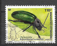 Timbres Oblitérés De Nouvelle Calédonie, N°962 YT, Faune, Insecte, Chrysomèle - Oblitérés