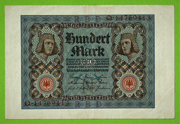 ALLEMAGNE / 100 MARK / REICHSBANKNOTE / 01 - 11 - 1920 / N / Q.14769113  Ros.67 - 100 Mark