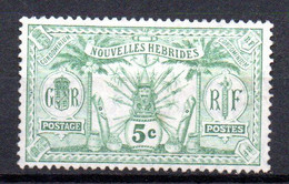 Col24 Colonies Nouvelles Hebrides N° 27 Neuf Sans Gomme Cote 1,25 € - Unused Stamps