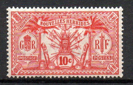 Col24 Colonies Nouvelles Hebrides N° 28 Neuf X MH Cote 1,25 € - Unused Stamps