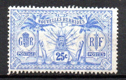 Col24 Colonies Nouvelles Hebrides N° 30 Neuf X MH Cote 5,50 € - Ongebruikt