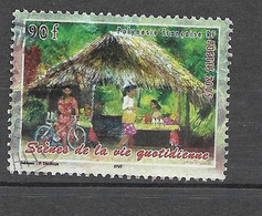 Timbres Oblitérés De Polynésie Française, N°739 YT, Vie Quotidienne, Femme Au Vélo, - Used Stamps