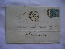 ITALY - LETTER SENT FROM RAVENNA TO FIRENZE IN 1866 IN THE STATE - Sonstige & Ohne Zuordnung