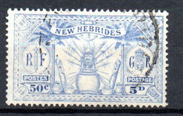 Col24 Colonies Nouvelles Hebrides N° 95 Oblitéré Cote 3,50 € - Usados