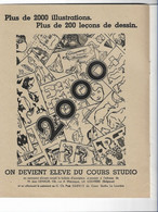 Nlle Méthode D Enseignement Dessin COURS STUDIO  1948 Dr Liénaux La Louvière Belgique Programme Org .....croquis Dessins - Otros Planes