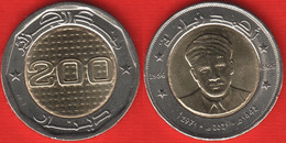 Algeria 200 Dinars 2021 "Ahmed Zabana" BiMetallic Coin UNC - Algeria