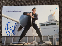 Kaart Elisabeth Willeboordse - Judo - Netherlands - Original Signed - BRONZE Olympics - Artes Marciales