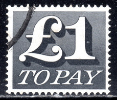 GB 1970 Decimal £1 Postage Due Very Fine Used SGD88 - Postage Due