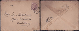 GREAT BRITAIN GB  QV 1897 1d Penny Lilac Sc#89 On COVER @D55636923 - Lettres & Documents