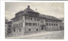 Bière, Hôtel Des 3 Sapins. Circulée 1919. Timbre Traité De Paix 7,5 Centimes. - Bière