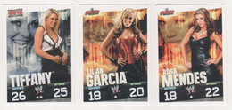 WRESTLING CATCH ,TOPPS SLAM ATTAX EVOLUTION TRADING CARD GAME ,TIFFANY,GARCIA,MENDES - Trading Cards