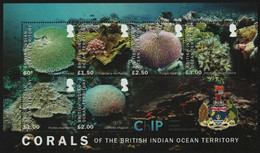 BIOT 2017 - Mi-Nr. Block 40 ** - MNH - Korallen / Corals - British Indian Ocean Territory (BIOT)