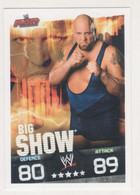 WRESTLING CATCH ,TOPPS SLAM ATTAX EVOLUTION TRADING CARD GAME BIG SHOW - Trading-Karten