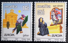 EUROPA 1997 - MALTE                        N° 987/988                    NEUF** - 1997