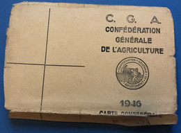 Carte Confédérale Confédération Générale Agriculture Exploitants Agricoles Moselle Syndicat Cantonal Boulay Boucheporn - Collections