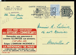 Publibel Obl. N° 1668  ( Assurances Pour Commerçants - La Prévoyance " De Paris ") Obl. BXL 1959 - Publibels