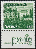 1975 Landscapes Rosh Pinah Phosphor Variety 2P Short Bale 507-V / Mi 531yI MNH / Neuf Sans Charniere / Postfrisch - Non Dentellati, Prove E Varietà