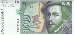 SPAIN 1000 PESETAS 1992 (1996) EXF P-164 "free Shiping Via Registered Air Mail" - [ 4] 1975-…: Juan Carlos I.