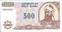 AZERBAÏDJAN   -  500 Manat  Nd(1993)   --  UNC -- - Azerbaigian