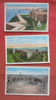 Lot Of 3 Cards.  Fort Marion.      St Augustine Florida > St Augustine       Ref 5492 - St Augustine