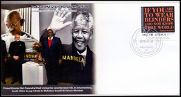 South Africa 2016 Prime Minister Narendra Modi India Visit To South Africa Constitutional Hill Mandela Gandhi Cover(**) - Lettres & Documents