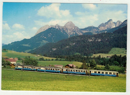 Suisse// Schweiz // Vaud // Train Du M.O.B. Près De Château D'Oex-Rougemont - Rougemont