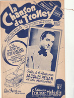 (j2022) La Chanson Du Trolley , JACQUES HELIAN , Paroles JACQUES PLANTE , Succès De JUDY GARLAND , Musique RALPH BLANE - Partitions Musicales Anciennes