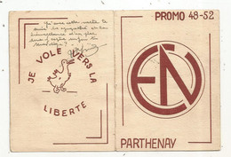 Souvenir, EM ,Ecole Normale De PARTHENAY, Promo 1948-1952 , 2 Scans - Non Classés