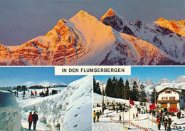 CPM GF (Mehrbildkarte)-33863-Suisse -Verschiedene Ansichten Rund In Den Flumserbergen   -Envoi Gratuit - Flums