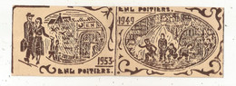 Souvenir, EM ,Ecole Normale De POITIERS, Promo 1949-1953 , 2 Scans - Unclassified