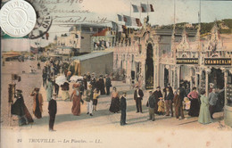 14 - Carte Postale Ancienne De  TROUVILLE   Les Planches - Trouville