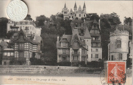 14 - Carte Postale Ancienne De  TROUVILLE   Un Groupe De Villas - Trouville