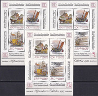 DÄNEMARK 1986 Mi-Nr. Block 5 3 Stück ** MNH - Blocs-feuillets