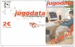 Montenegro-Jugodata Compaq, DUMMY CARD(no Chip,no Code) - Montenegro