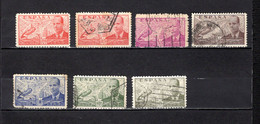 España   1939  .-   Y&T Nº    195/201   Aéreo - Used Stamps