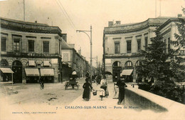 Châlons Sur Marne * Rue Et Porte De Marne * Café De Paris - Châlons-sur-Marne