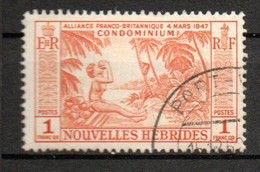 Col24 Colonies Nouvelles Hebrides N° 183 Oblitéré Cote 10,00€ - Used Stamps