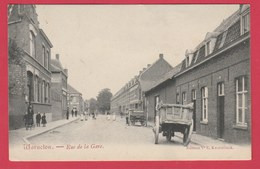 Warneton - Rue De La Gare - 1907  ( Voir Verso ) - Komen-Waasten
