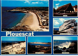 Plouescat * Souvenir Du Village * Cpa 6 Vues * Les Halles - Plouescat