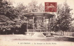 LE CROTOY : LE KIOSQUE AU JARDIN PUBLIC - Le Crotoy