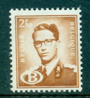 België 1954 Dienstzegel Boudewijn Marchand 2,50F Overdrukt "B" OPB S60 Postfris MNH - Servizio