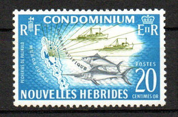 Col24 Colonies Nouvelles Hebrides N° 216 Neuf X MH Cote 3,00€ - Ongebruikt