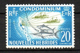 Col24 Colonies Nouvelles Hebrides N° 216 Neuf X MH Cote 3,00€ - Neufs