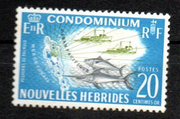Col24 Colonies Nouvelles Hebrides N° 216 Neuf X MH Cote 3,00€ - Neufs