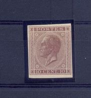 STES 1175 Emissie 1885 10 Ct Bruinrood - Proofs & Reprints