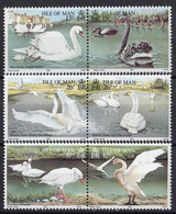 ISLE OF MAN 478-483,unused - Cisnes