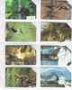 TELECOM ITALIA - CAT. C.&  2488.2495  - ANIMALI NEI PARCHI NAZIONALI 1995  - USATA - RIF. CP - Public Special Or Commemorative