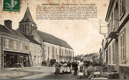 Saint Valérien Place Du Marche - Saint Valerien